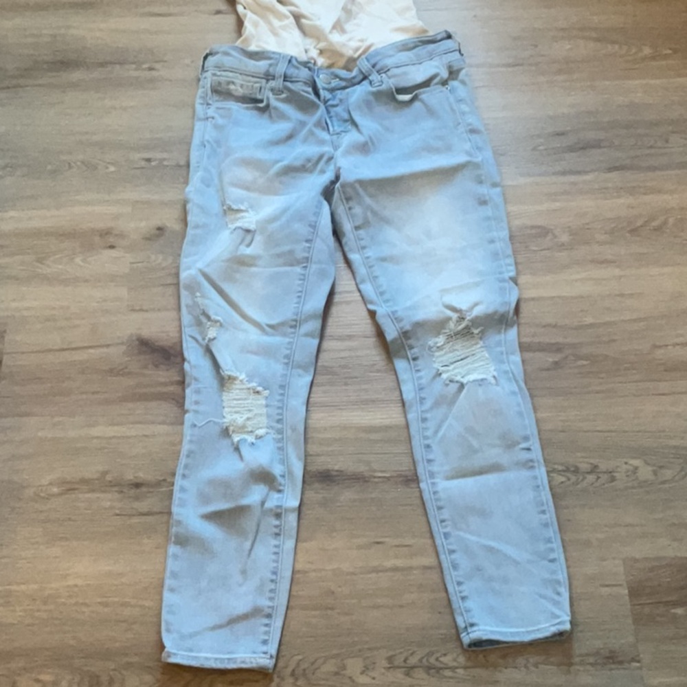 NWOT BLANQI Denim Maternity Belly Support Skinny Jeans Size 6 - Picture 4 of 9